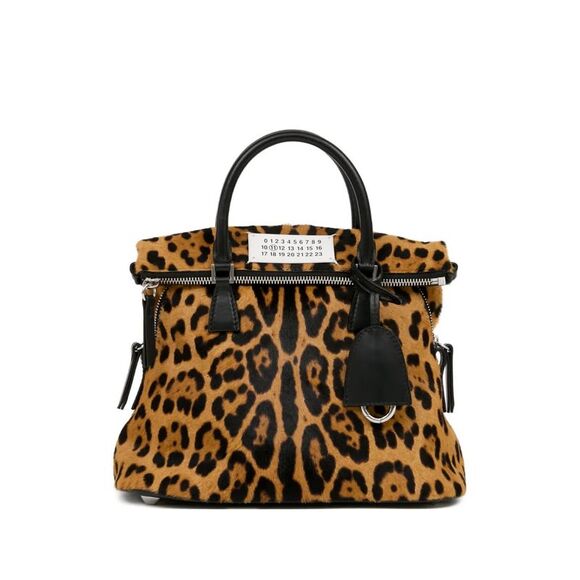 Maison Martin Margiela Handbags - Maison Margiela Women 5Ac Mini Leopard Pony Skin Bag